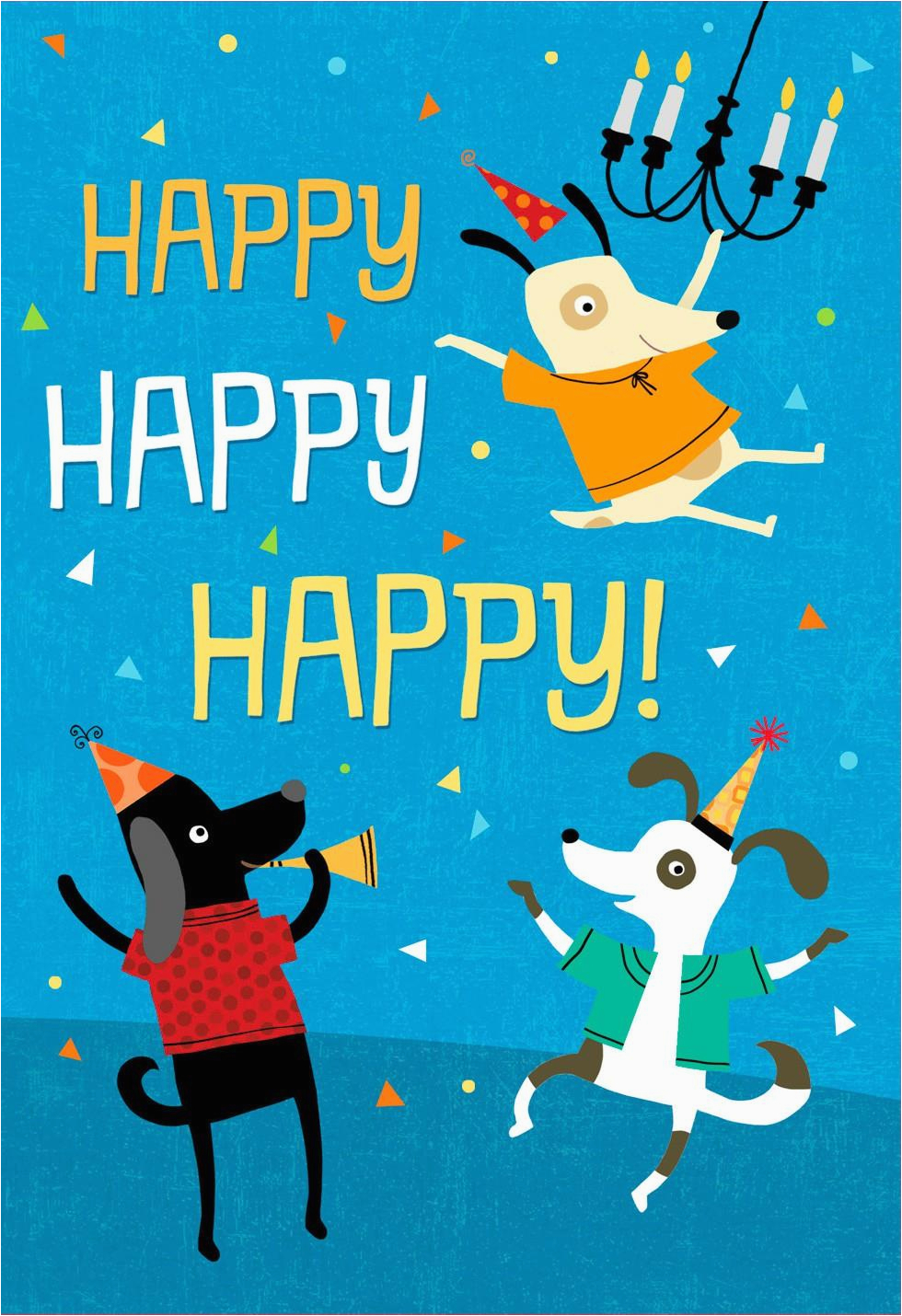 Hallmark Musical Birthday Cards who Let the Dogs Out Musical Birthday Card Greeting