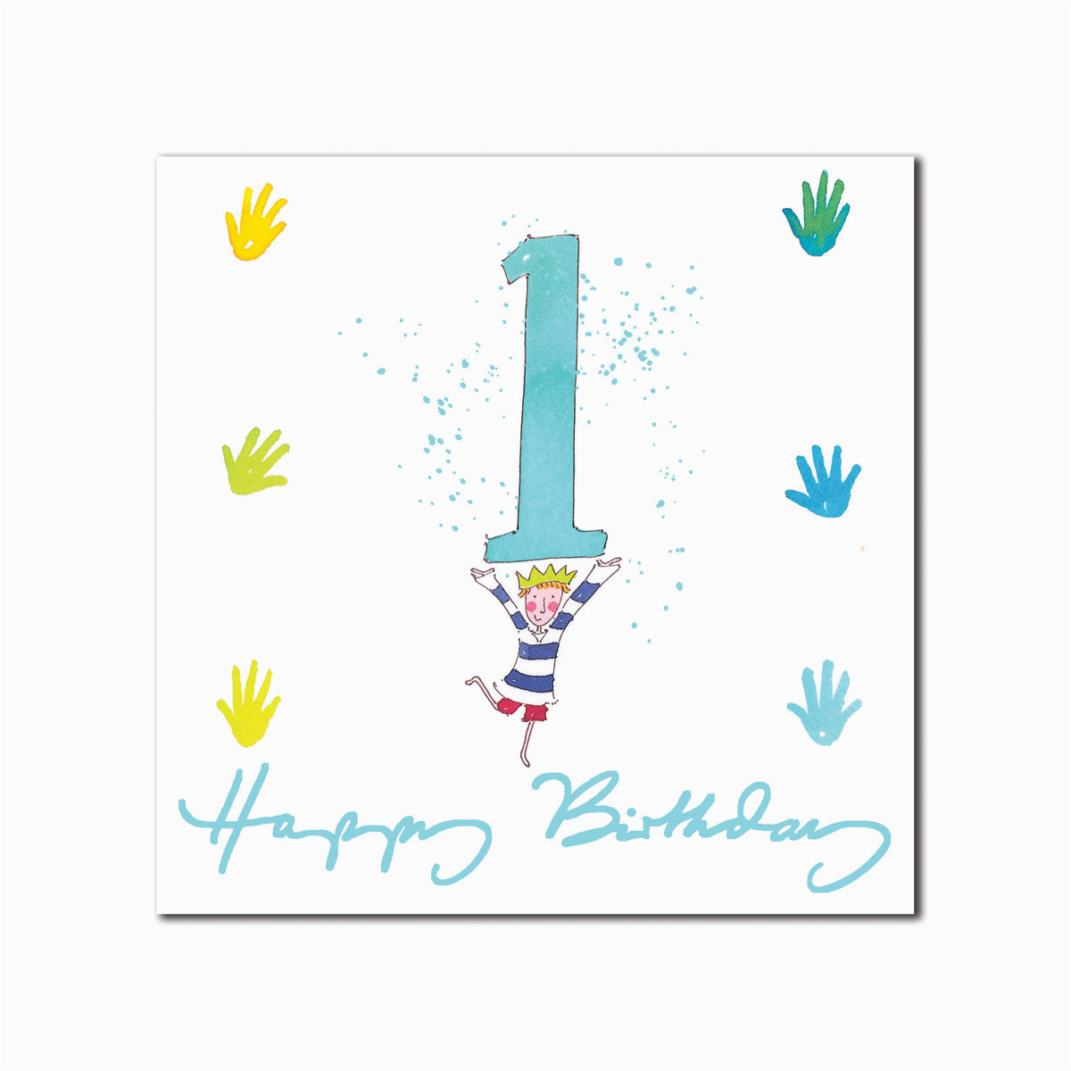 Happy 1st Birthday Boy Card Happy 1st Birthday Boy Greeting Card From sophie Allport