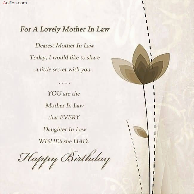 Happy Birthday Card for Mother In Law 60 Beautiful Birthday Wishes for Mother In Law Best