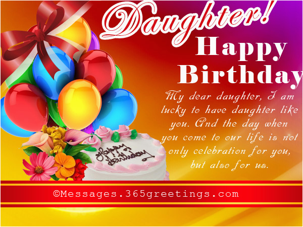 Happy Birthday Card for My Daughter Birthday Wishes for Daughter 365greetings Com