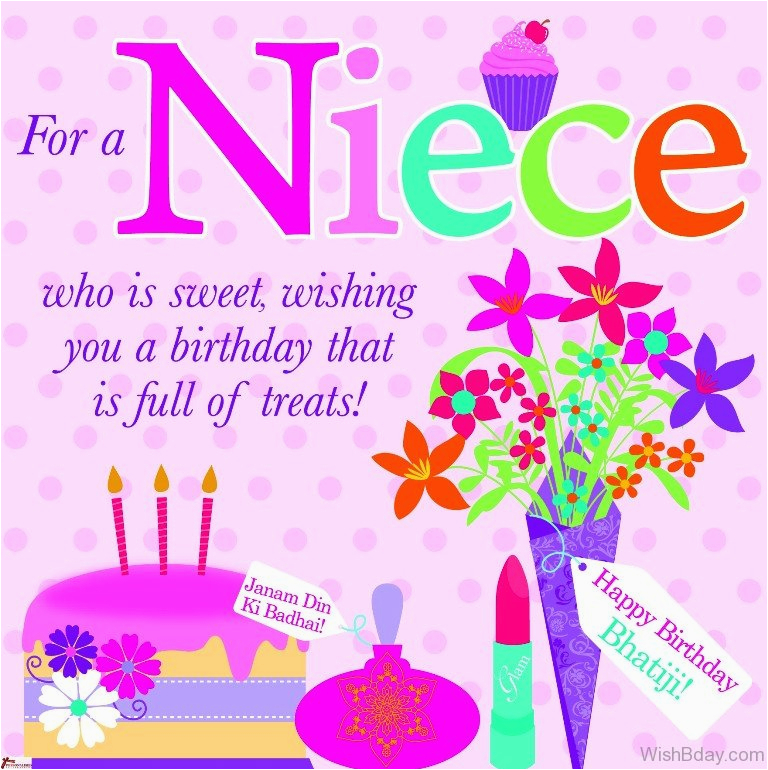 Happy Birthday Card for My Niece 46 Birthday Wishes for Niece