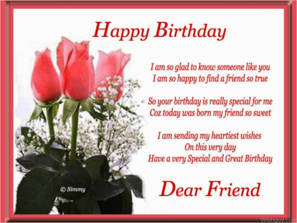 Happy Birthday Card to A Special Friend Birthday Wishes for Friend Wishes Greetings Pictures