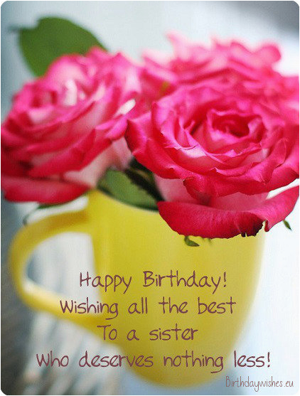 Happy Birthday Cards for A Sister 50 Happy Birthday Wishes for Sister Younger and Elder Happy Birthday Cards for A Sister 50 Happy Birthday Wishes for Sister Younger and Elder