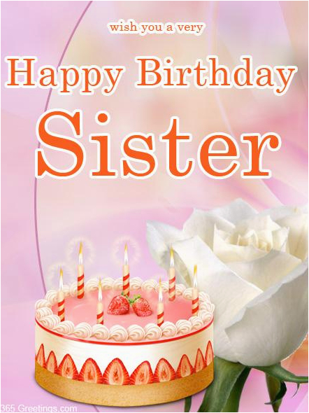 Happy Birthday Cards for A Sister Beautiful Birthday Card for Sister Send Everyday