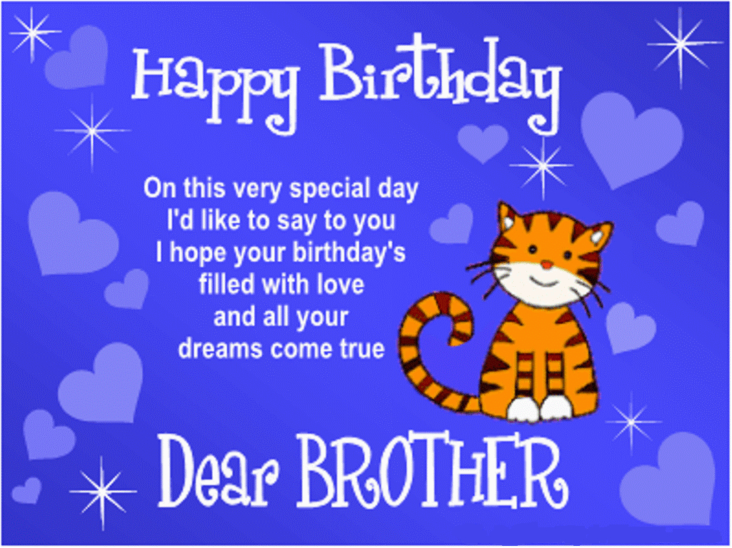 Happy Birthday Cards for Brothers 25 Special Birthday Sms Messages for Brother Wooinfo