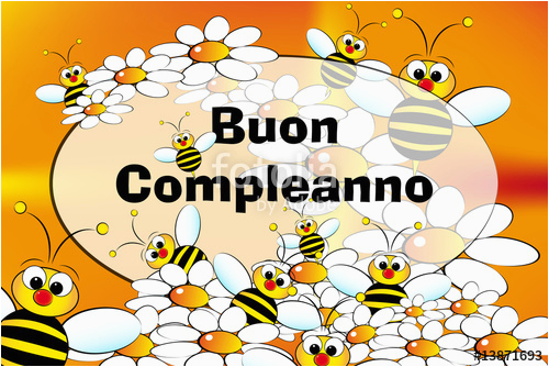 Happy Birthday Cards In Italian Quot Happy Birthday Card Italian Quot Stock Image and Royalty