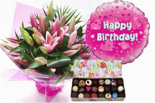 Happy Birthday Flowers and Chocolates Happy Birthday Flowers Balloons Candy Happy Birthday