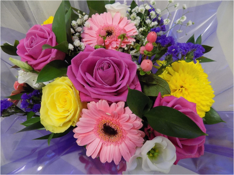 Happy Birthday Flowers Buke Happy Birthday Bouquet Adriennes Leighton Buzzard