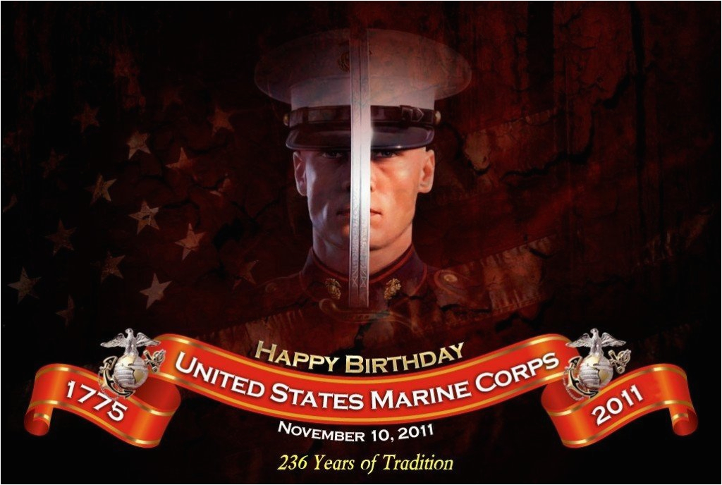 Happy Birthday Marine Cards Marine Corps Birthday First In BirthdayBuzz