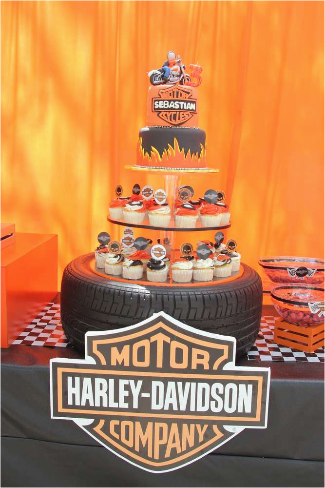 Harley Davidson Birthday Decorations Harley Davidson Birthday Party Ideas Photo 8 Of 27
