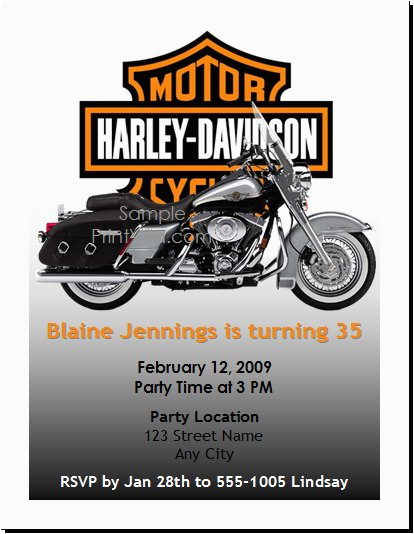 Harley Davidson Birthday Invitations Dinnissa 39 S Blog to Make Inexpensive Decorations You Will