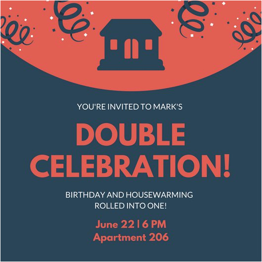 Housewarming and Birthday Party Invitations Customize 39 Housewarming Invitation Templates Online Canva