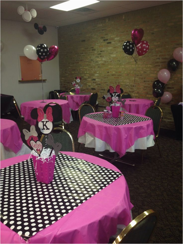 How to Decorate for A Minnie Mouse Birthday Party Minnie Mouse Centerpieces Ideas Best 25 Minnie Mouse