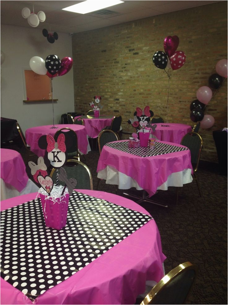 How to Decorate Minnie Mouse Birthday Party Minnie Mouse Centerpieces Ideas Best 25 Minnie Mouse