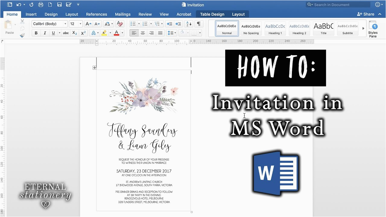 How to Make A Birthday Invite How to Make An Invitation In Microsoft Word Diy Wedding How to Make A Birthday Invite How to Make An Invitation In Microsoft Word Diy Wedding
