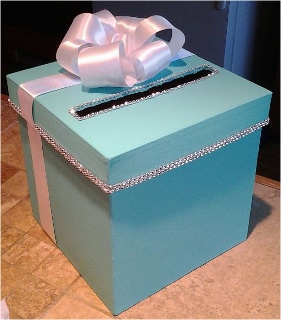 How to Make A Card Box for A Birthday Party Card Box with Personalization for A Wedding Baby Shower