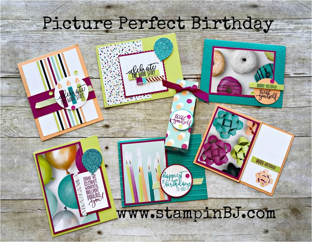 How to Make A Perfect Birthday Card Picture Perfect Birthday Bj 39 S Stampin 39 Spot