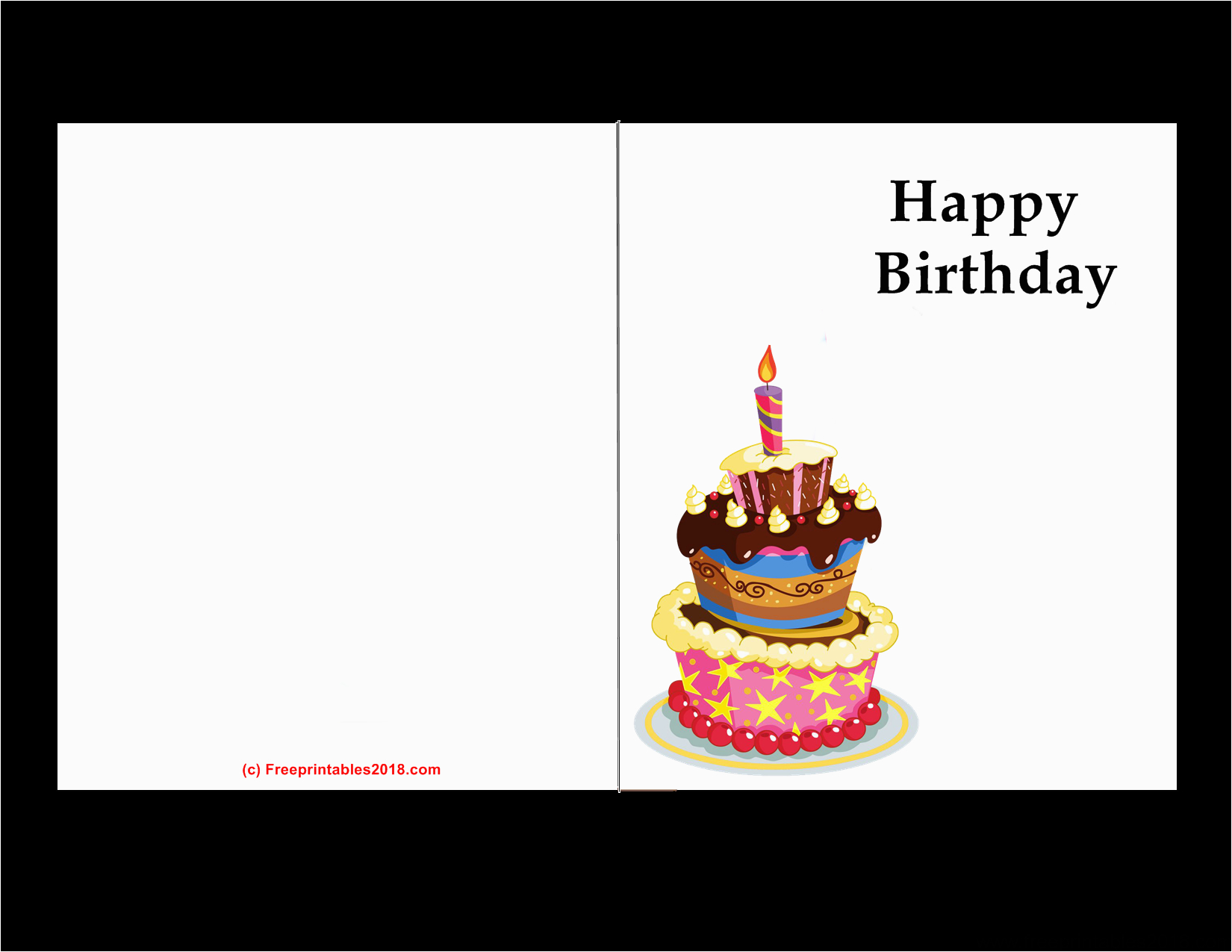 How to Print Out A Birthday Card Printable Birthday Cards Free Printables 2018