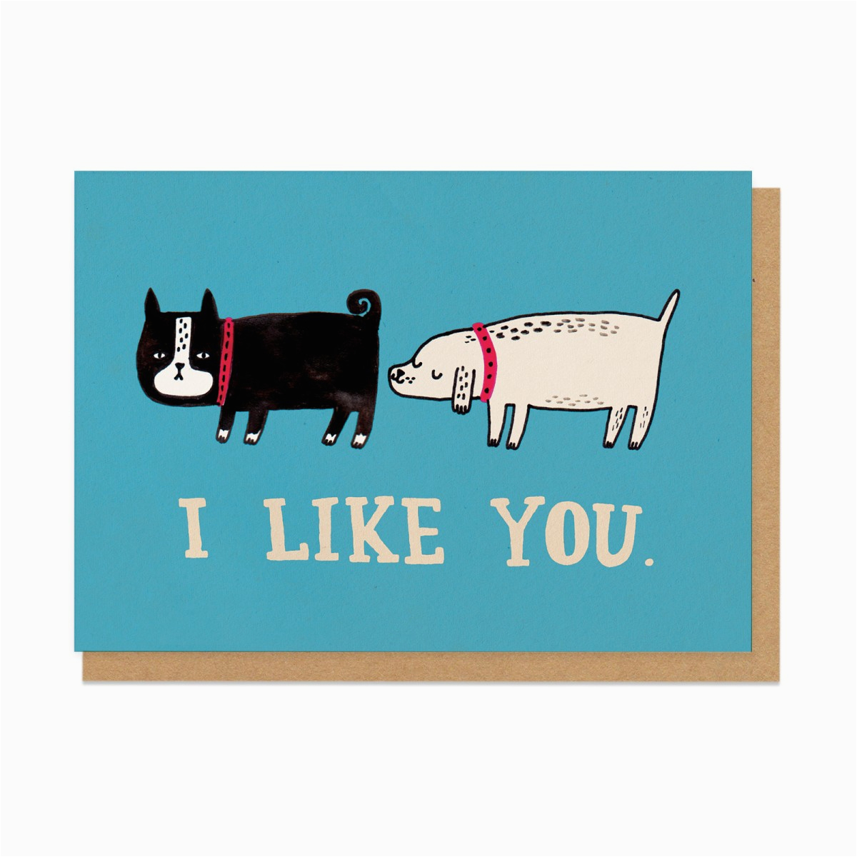 I Like You Birthday Card I Like You Greeting Card Ohh Deer