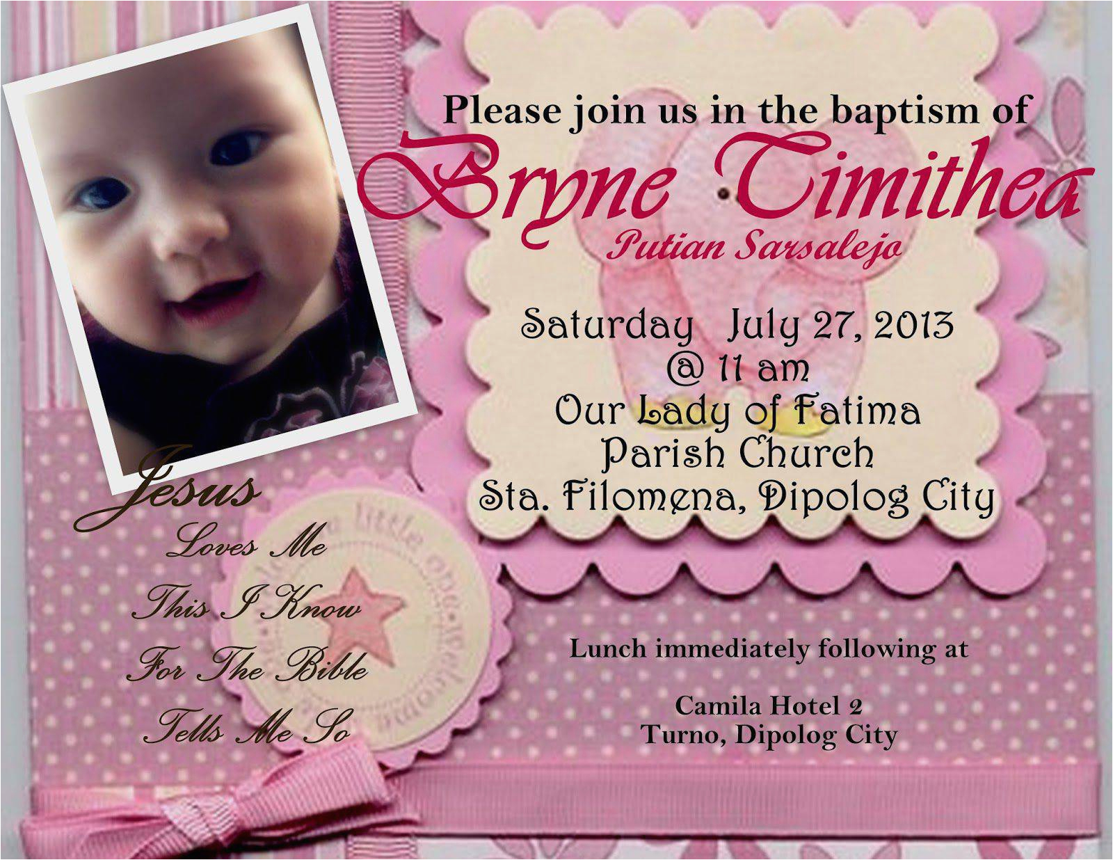 Invitation Wording for Baptism and Birthday First Birthday and Baptism Invitations First Birthday