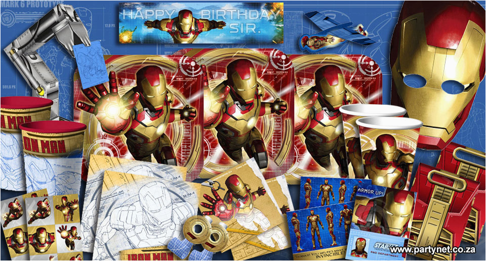 Iron Man Birthday Decorations Iron Man 3 Party Supplies Ideas Accessories Decorations