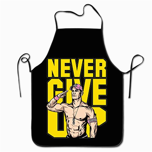 John Cena Birthday Card with sound Never Give Up Wwe John Cena Kitchen Aprons