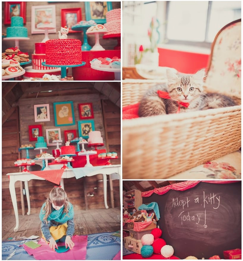 Kitty Cat Birthday Party Decorations Vintage Kitty Cat Birthday Party Ideas Popsugar Moms