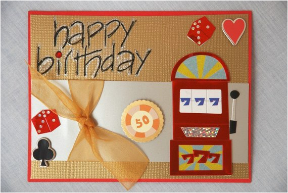 Las Vegas themed Birthday Cards Las Vegas themed Birthday Card