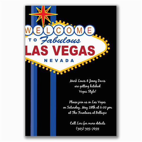 Las Vegas themed Birthday Invitations Vegas Party Invitations Oxsvitation Com