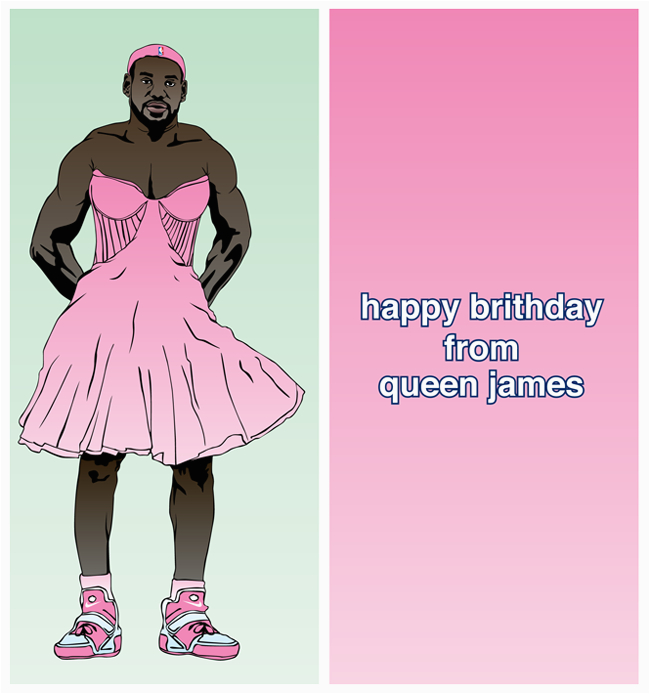 Lebron James Birthday Card Erich Schubert Dot Com