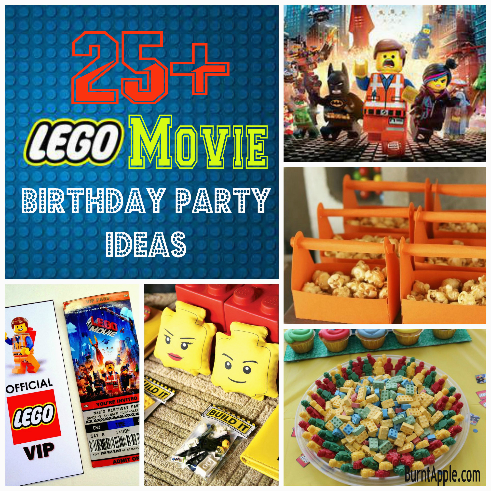 Lego Movie Birthday Decorations 25 Lego Movie Birthday Party Ideas Burnt Apple