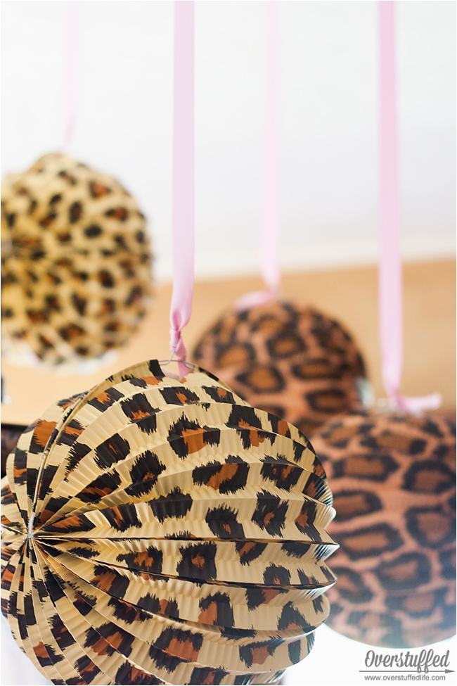 Leopard Decorations for Birthday Super Simple Cheetah Birthday Party Ideas Overstuffed