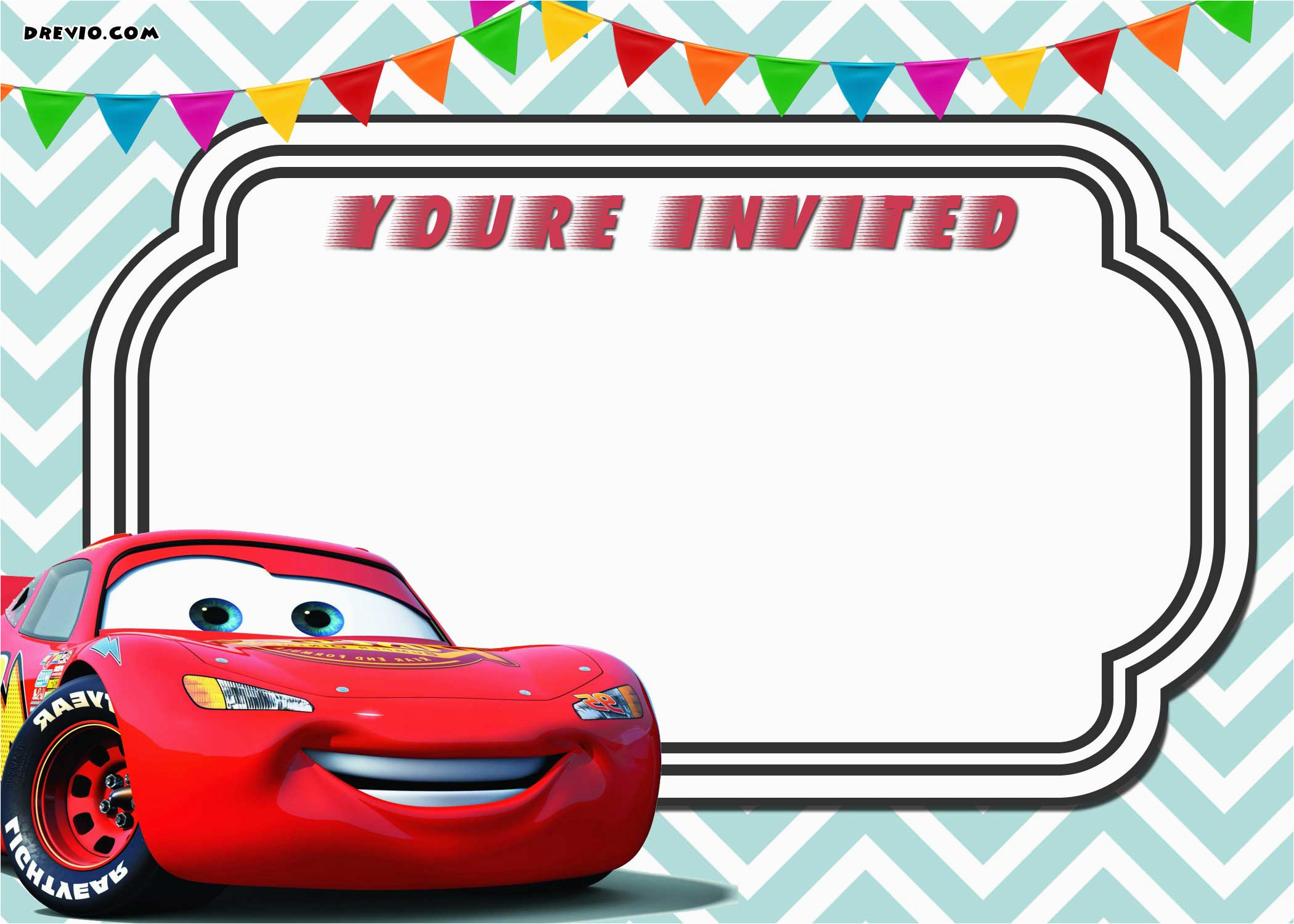 Lightning Mcqueen Birthday Invitations Free Printable Free Printable Cars 3 Lightning Mcqueen Invitation