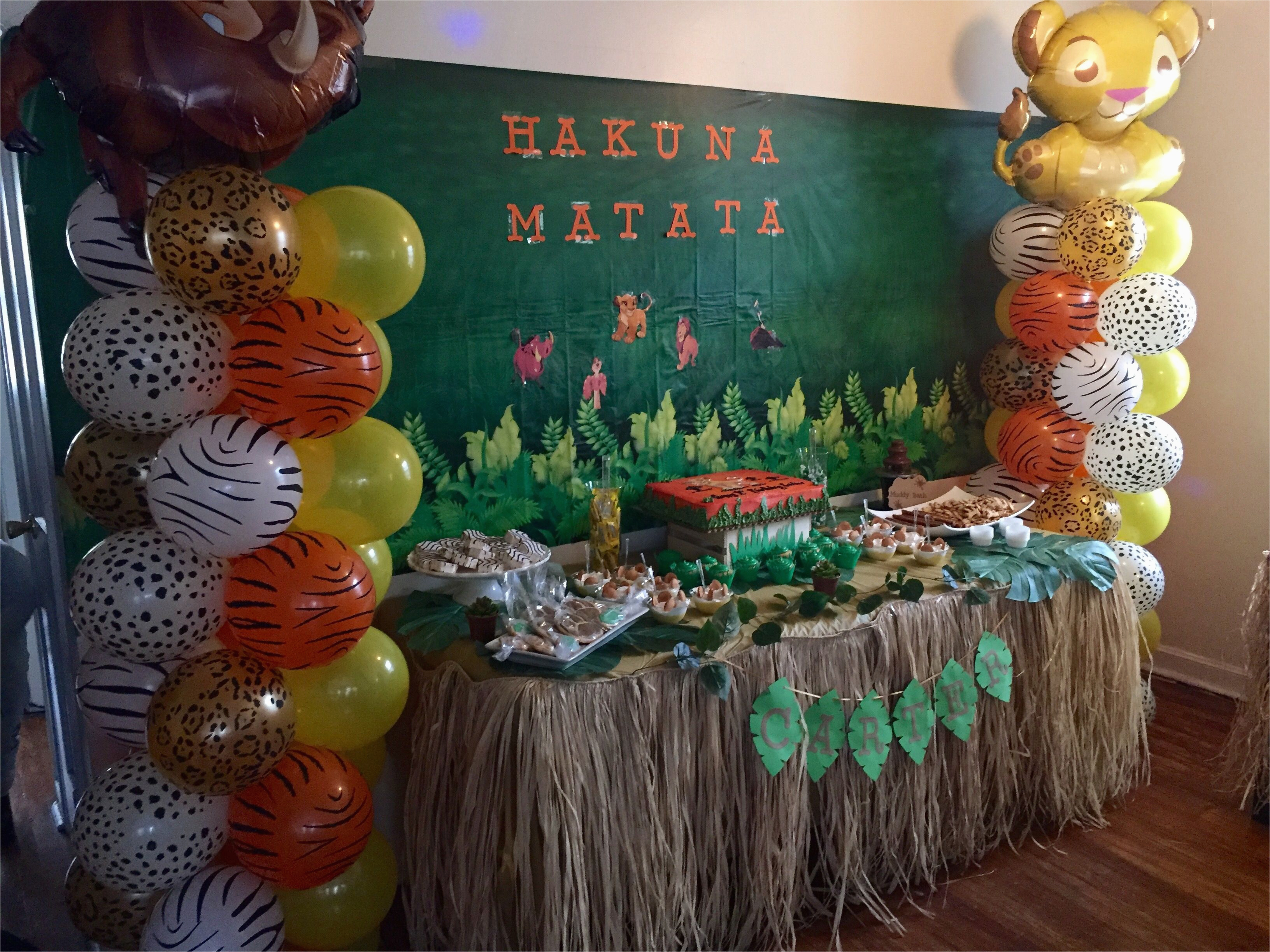 Lion King 1st Birthday Decorations the Lion King 39 S First Birthday Party Candy Table Idea