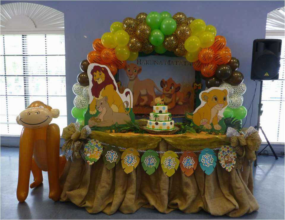 Lion King Birthday Decorations Baby Lion King Baby Shower Quot Baby Lion King Quot Catch My Party