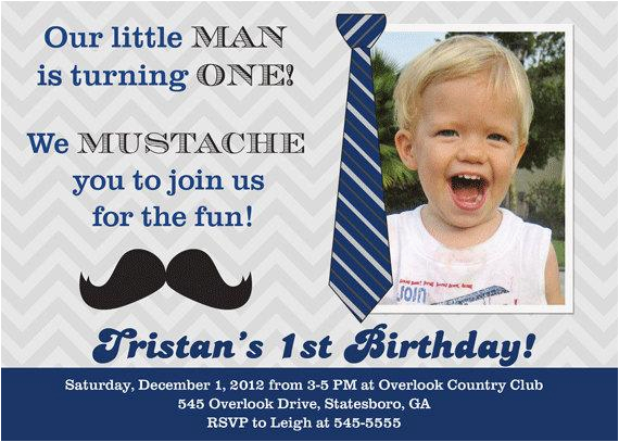 Little Man First Birthday Invitations Items Similar to Mustache Little Man 1st Birthday
