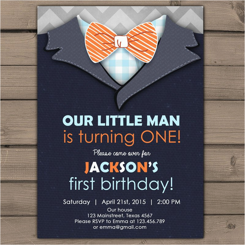Little Man First Birthday Invitations Little Man Birthday Invitation Baby Boy Invite Blue Gray Little Man First Birthday Invitations Little Man Birthday Invitation Baby Boy Invite Blue Gray
