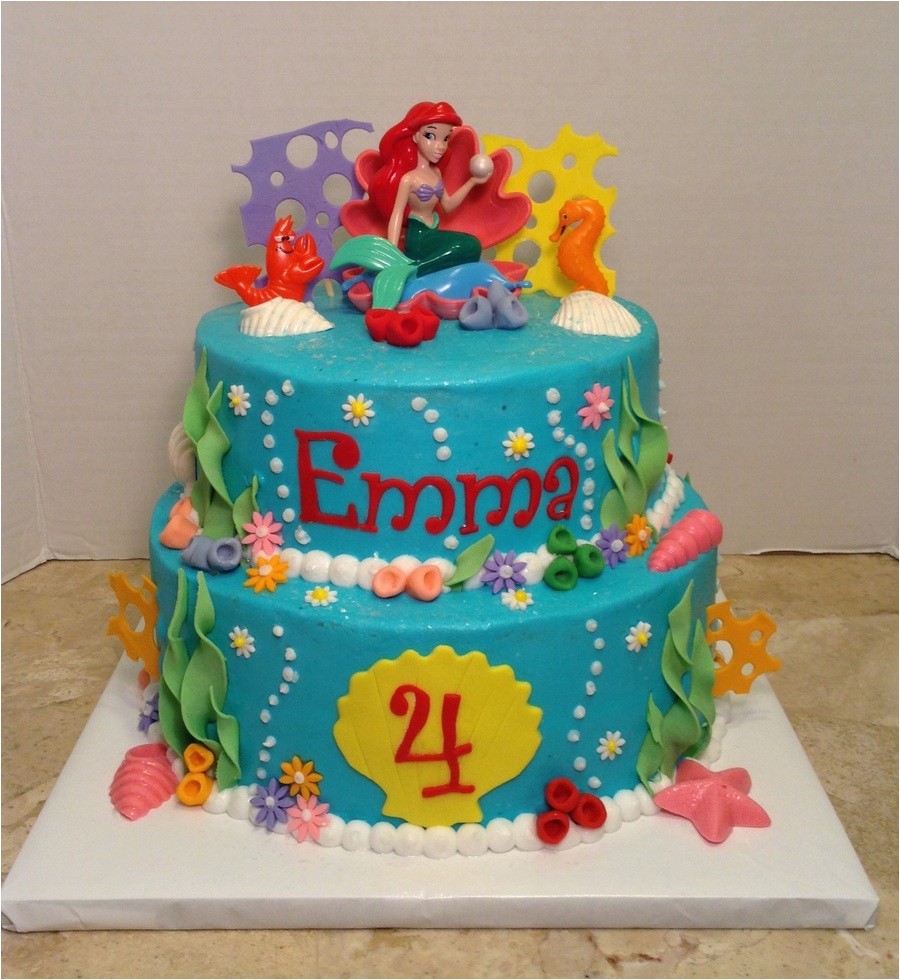 Little Mermaid Birthday Cake Decorations Little Mermaid 4th Birthday Cake Cakecentral Com Little Mermaid Birthday Cake Decorations Little Mermaid 4th Birthday Cake Cakecentral Com