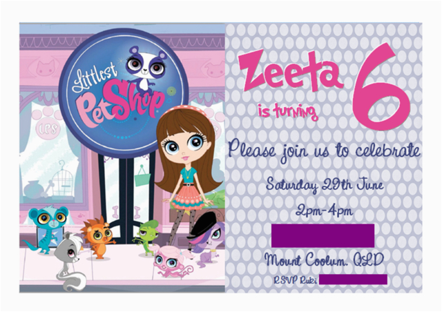 Littlest Pet Shop Birthday Invitations Printable Free Littlest Pet Shop Birthday Party Ideas Photo 1 Of 34