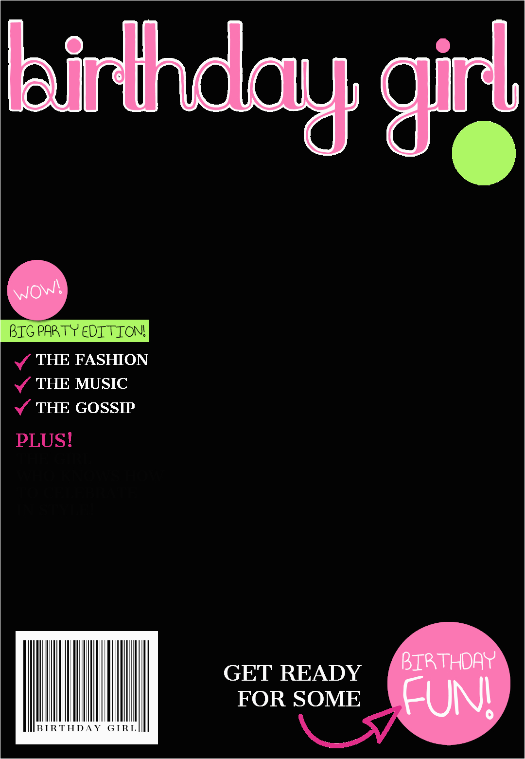 Magazine Cover Birthday Cards Birthday Girl Magazine Cover Free Birthday Card Magazine Cover Birthday Cards Birthday Girl Magazine Cover Free Birthday Card