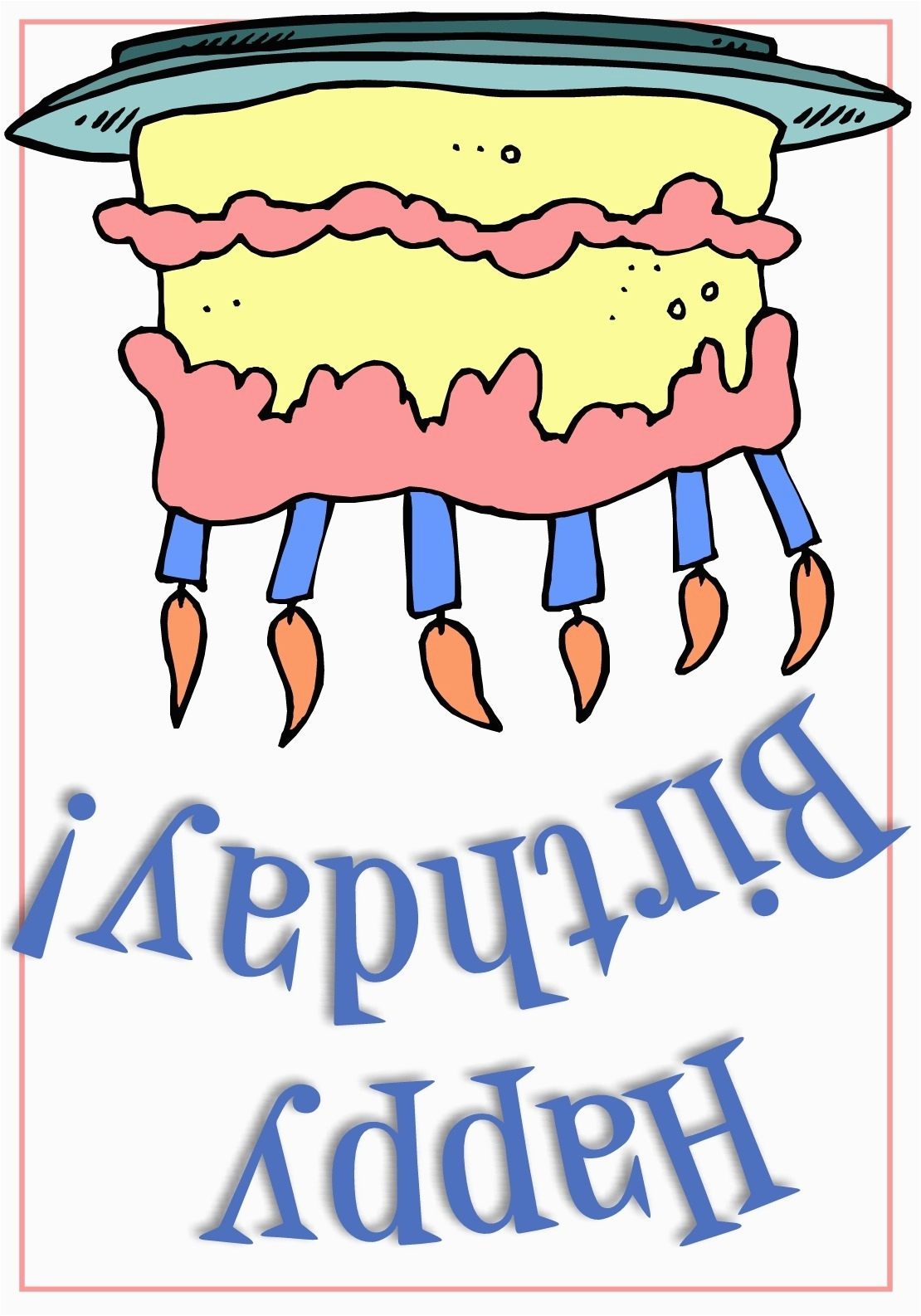 Make A Birthday Card to Print Free Kids Birthday Card Template Resume Builder