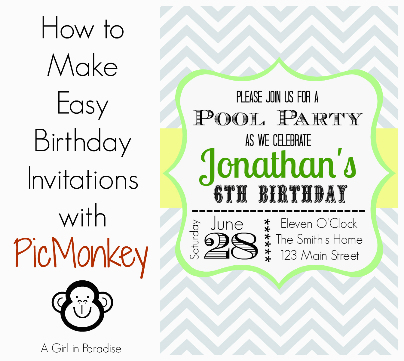 Make A Birthday Invite How to Make Birthday Invitations In Easy Way Birthday