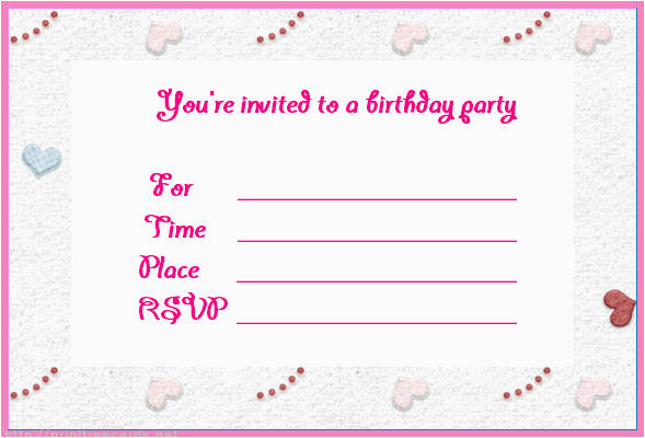 Make Birthday Invitation Cards Online for Free Printable Birthday Invites Make Birthday Invitations Online Free