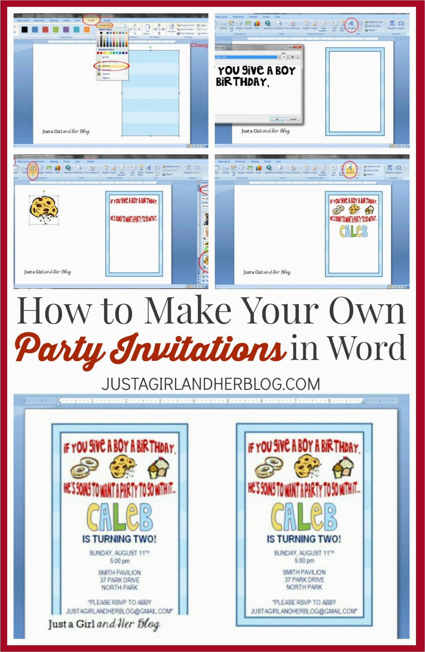 Make Your Own Birthday Party Invitations Free Online Make Your Own Party Invitations Party Invitations Templates