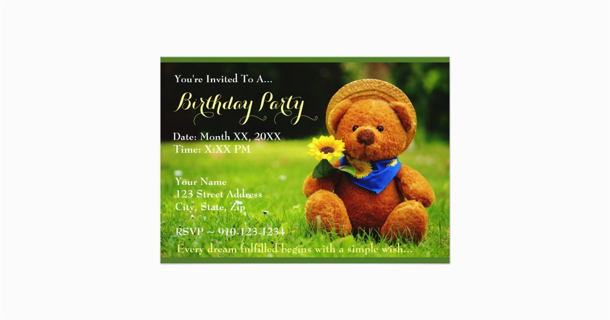 Make Your Own One Direction Birthday Invitations Create Your Own Birthday Party Invitation Zazzle