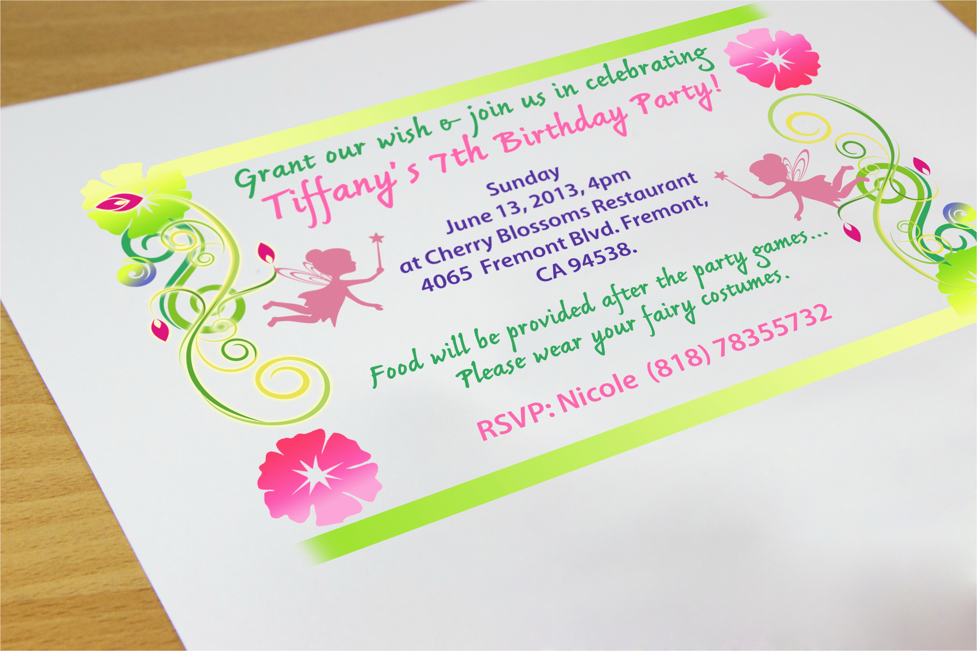 Making A Birthday Invitation How to Create Your Own Birthday Invitations 7 Steps