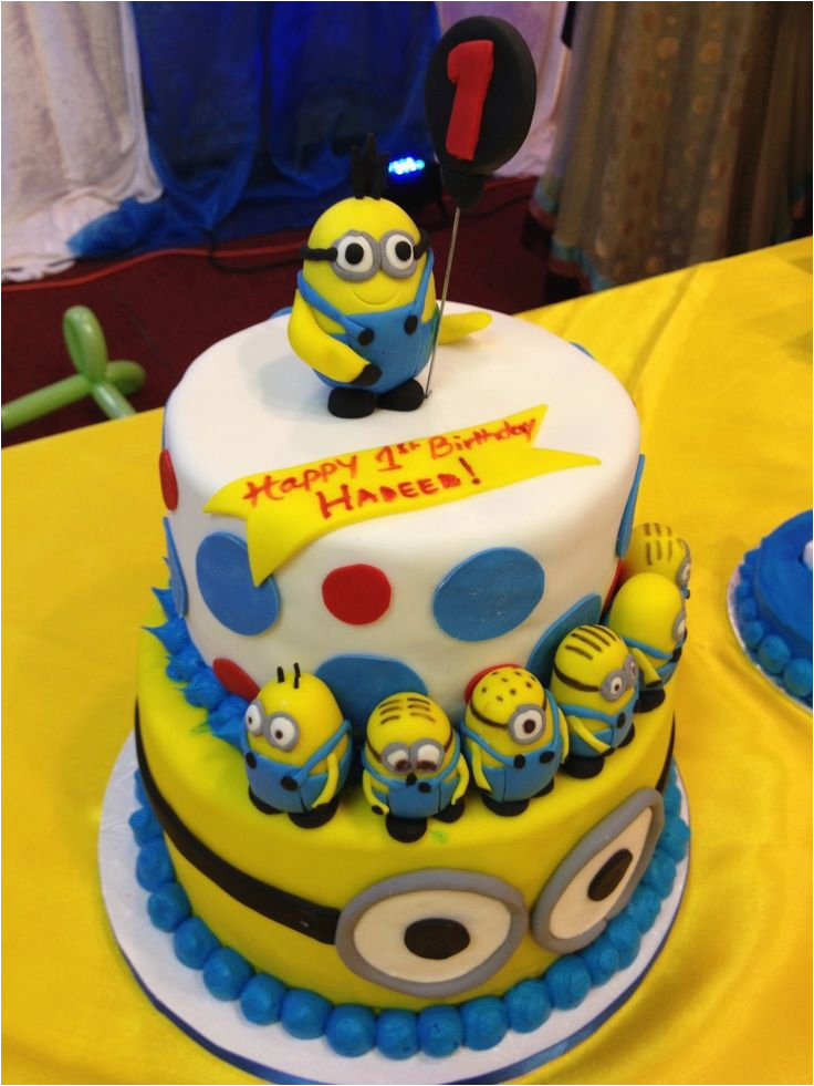 Minion Birthday Cake Decorations Minions Birthday Cake Birthday Cake Cake Ideas by