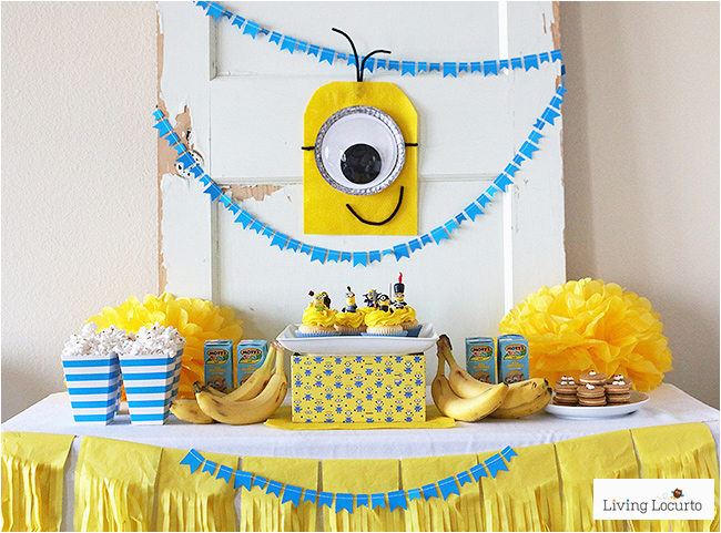 Minion Birthday Party Decoration Ideas Minions Party Ideas Despicable Me Birthday Homemade