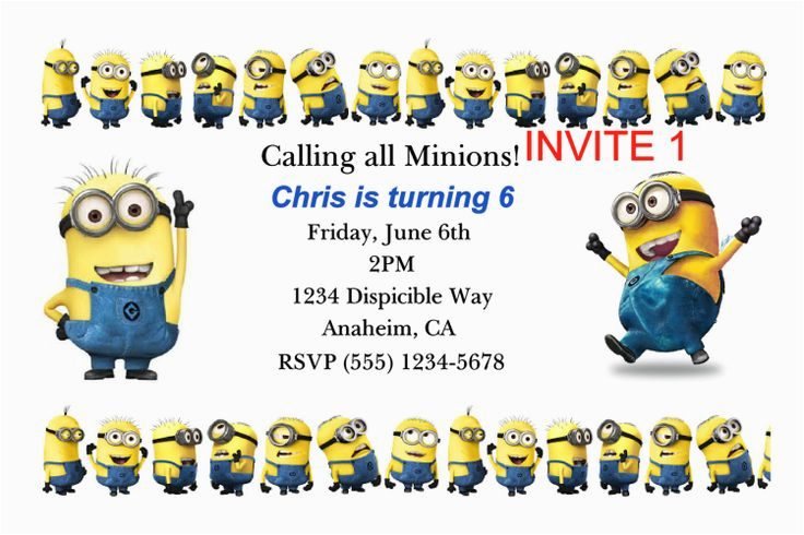 Minions Birthday Invitations Free Online 40th Birthday Ideas Birthday Invitation Template Minions