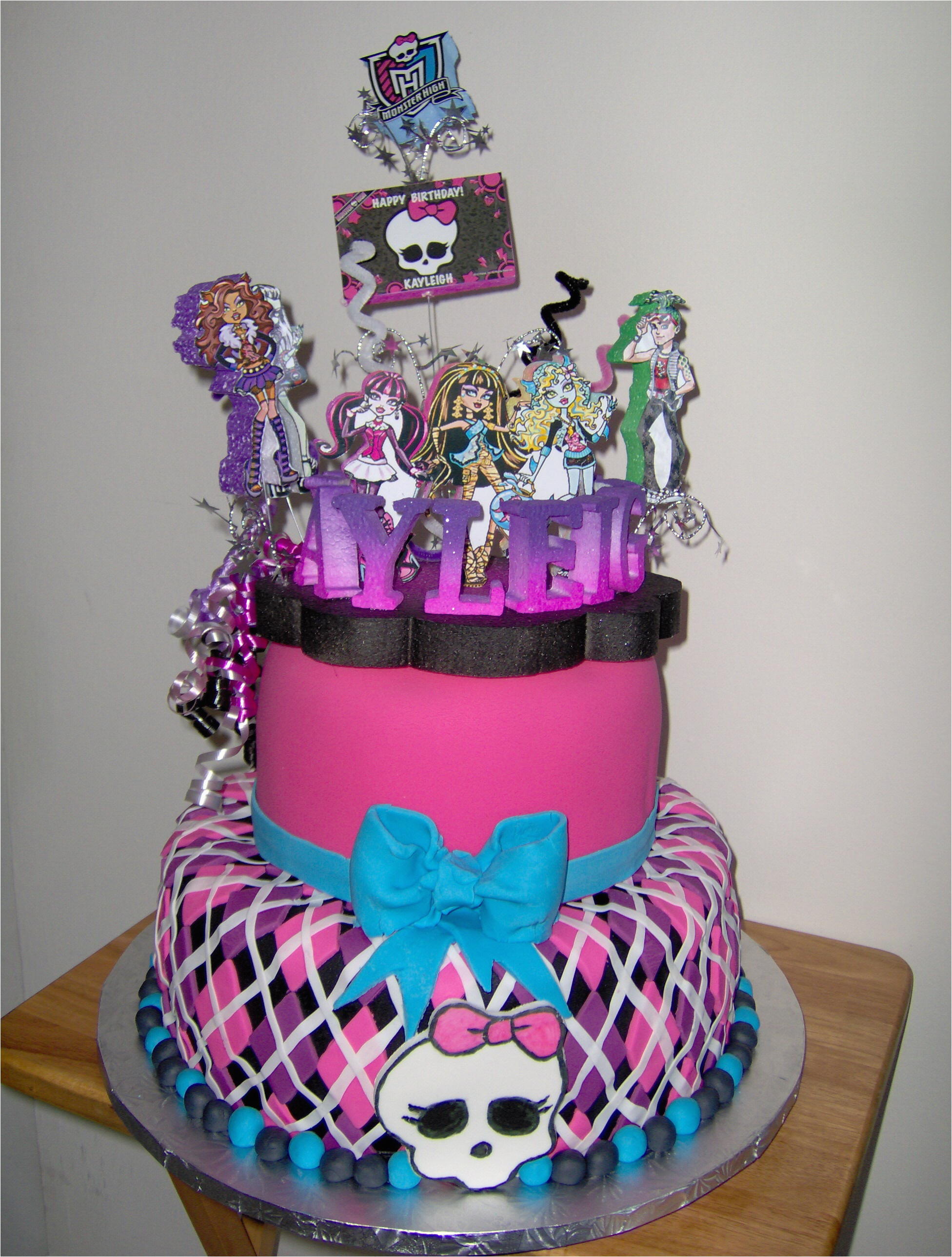 Monster High Birthday Cake Decorations 25 Monster High Cake Ideas and Designs Echomon